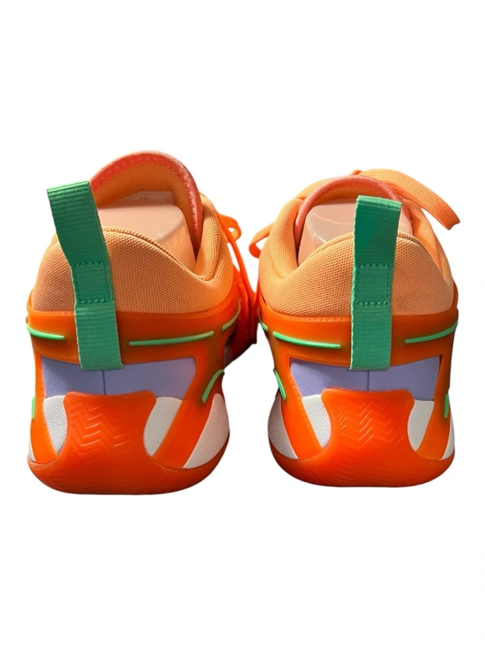 Jordan Peach Jam/Orange Pulse/Electro Green Heir Series Sneakers